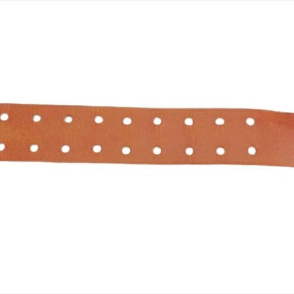 CELINE belt Orange x gold Women Authentic secondhand